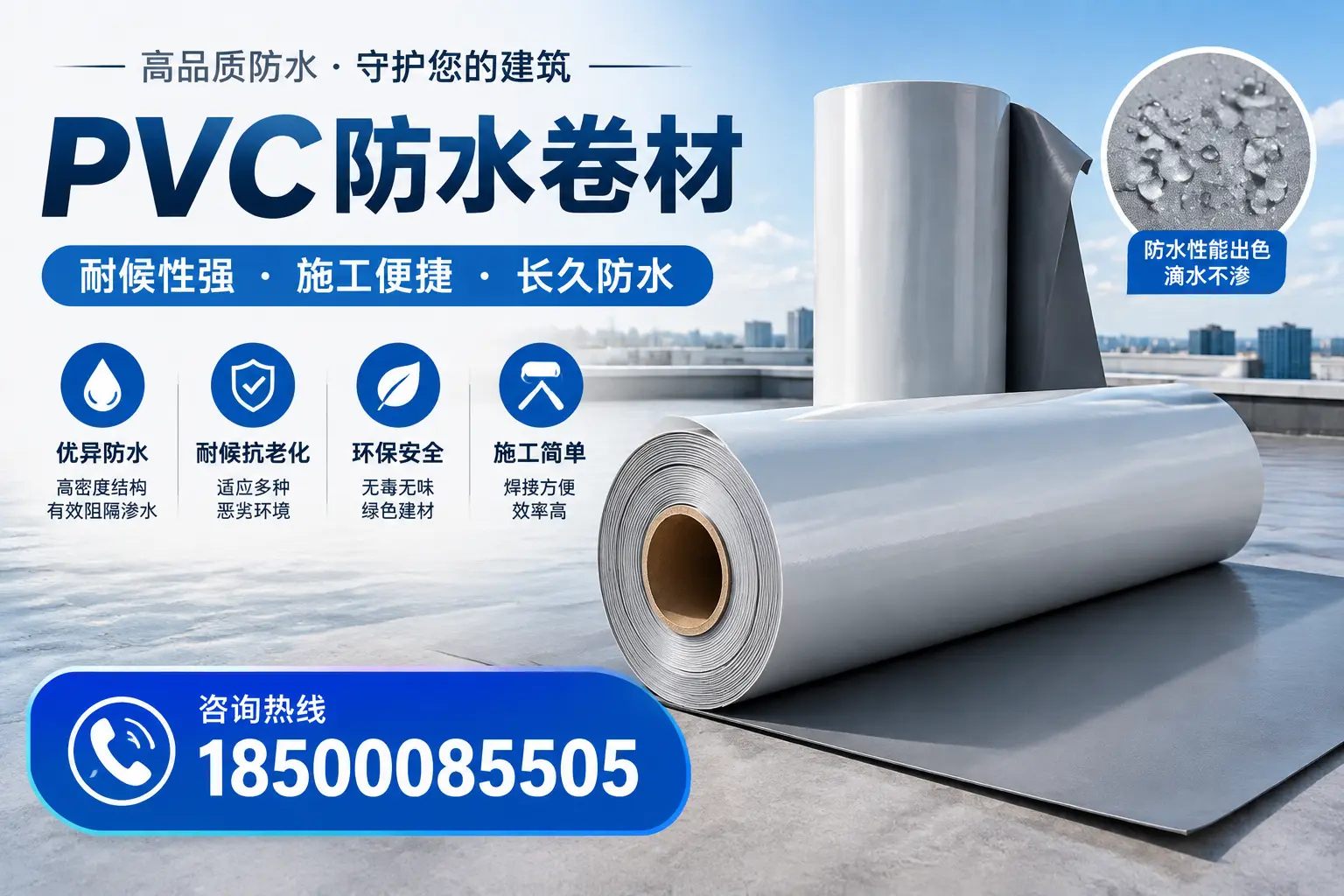 pvc防水卷材在阳江的行业应用前景分析